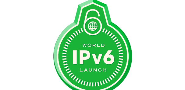 World IPv6 Launch Badge