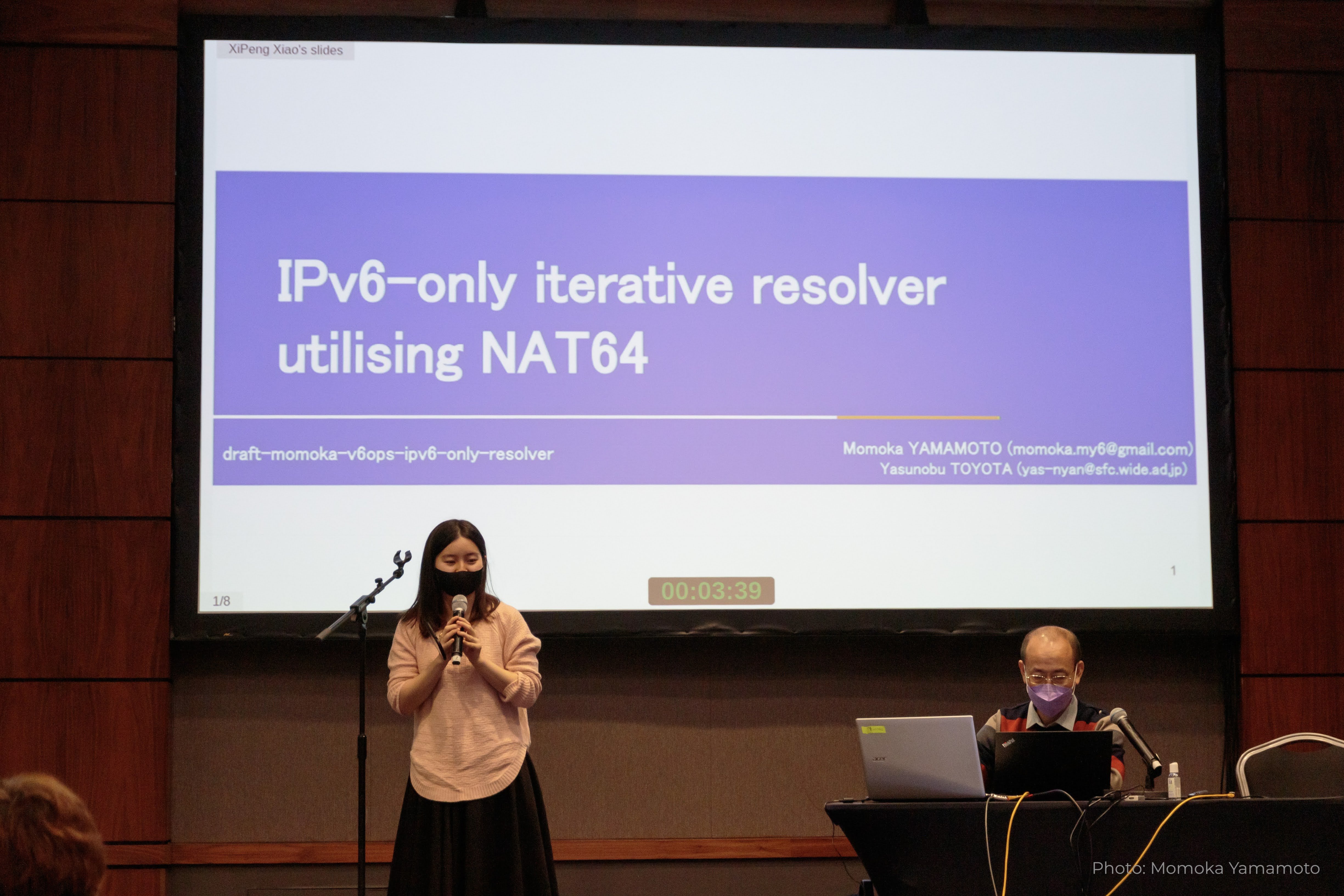 IETF 115 presentation by Momoka Yamamoto